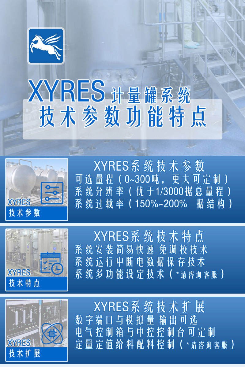 XYRES電子稱重式計量罐系統(tǒng) 配置參數(shù)